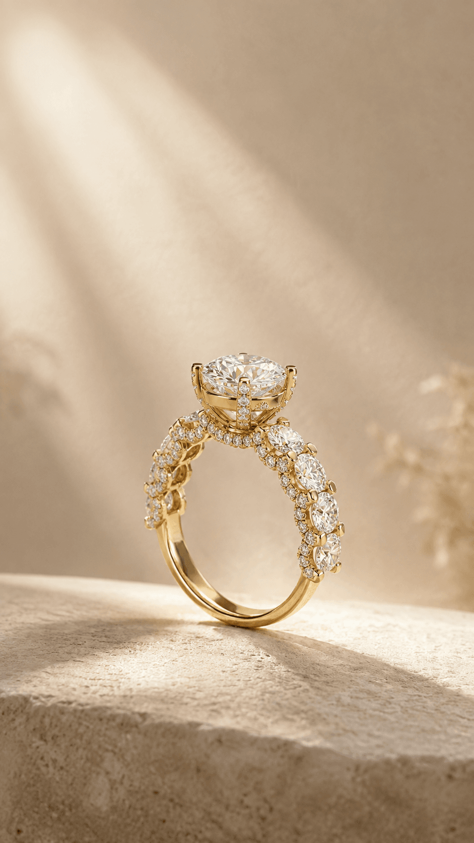 Infinity Solitaire — 1.20ct · 18K yellow gold